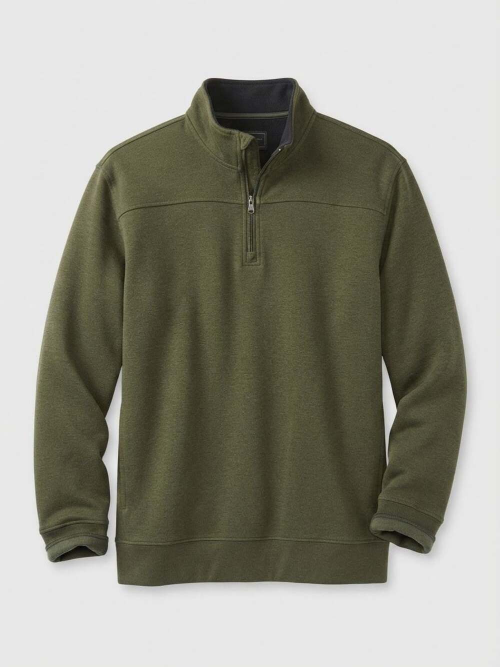 Arrow 1/4 Zip Sueded Fleece Sweatshirt XXL Green